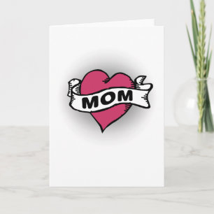 Mom Tattoo Card