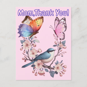 Mom, Thank You! Invitation Postcard
