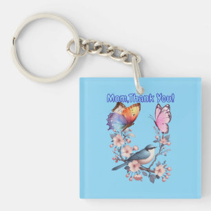 Mom, Thank You! Key Ring