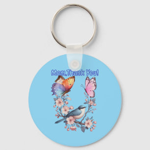 Mom, Thank You! Key Ring