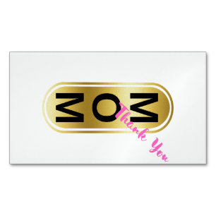 Mom, Thank You! Magnetic Business Card