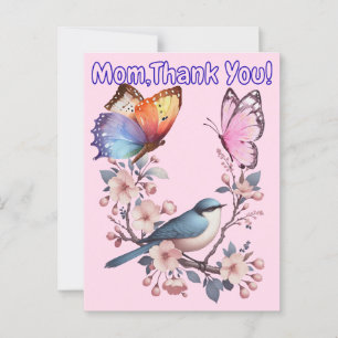 Mom, Thank You! Postcard