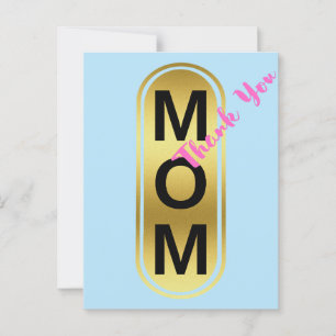 Mom, Thank You! Postcard