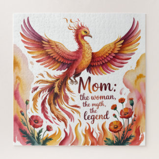Mom: The Woman, The Myth, The Legend Jigsaw Puzzle