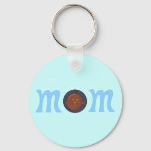 Mom to African baby Key Ring
