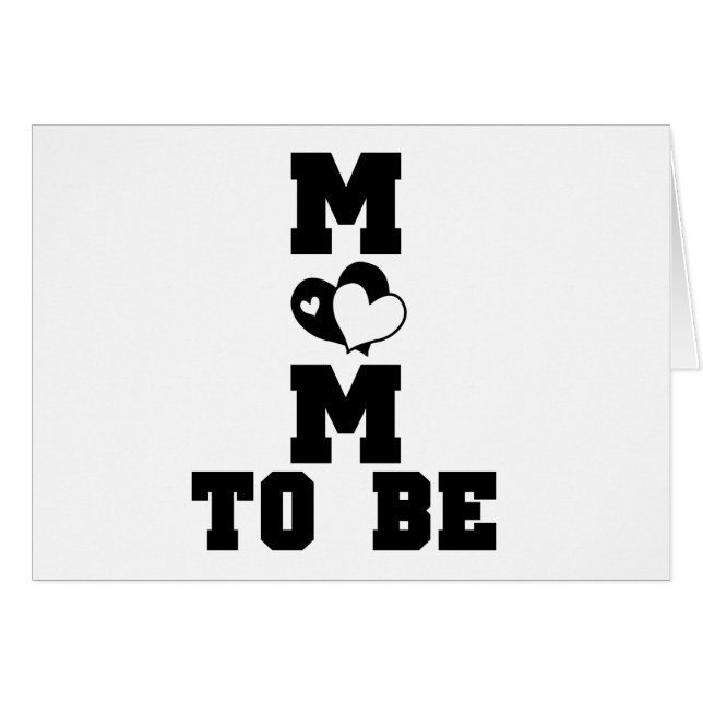 MOM to Be - Black Text (Front Horizontal)