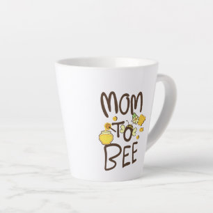 Mom to Bee with Cartoon Decoration Latte Mug