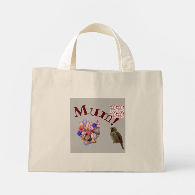 Mom Tote Bag (Back)