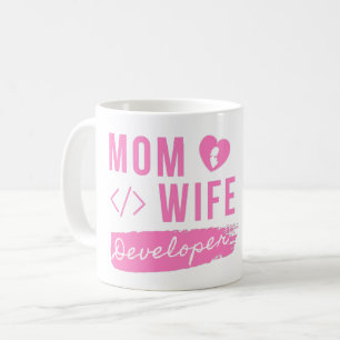 MOM WIFE DEVELOPER - DEVELOPER MOM COFFEE MUG