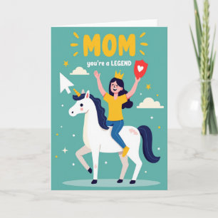 Mom Youre A Legend Celebration Card