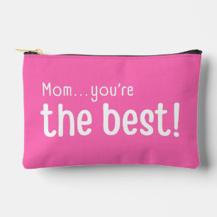 Mom You're The Best Cosmetic Notions Zipper Bag 
