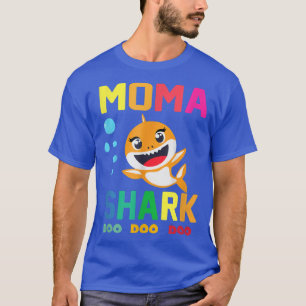 Moma Shark Moma Shark Lover Family Mothers Day T-Shirt