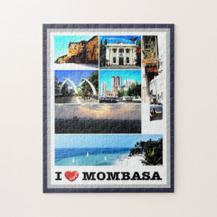 Mombasa - Kenya - I Love - Jigsaw Puzzle