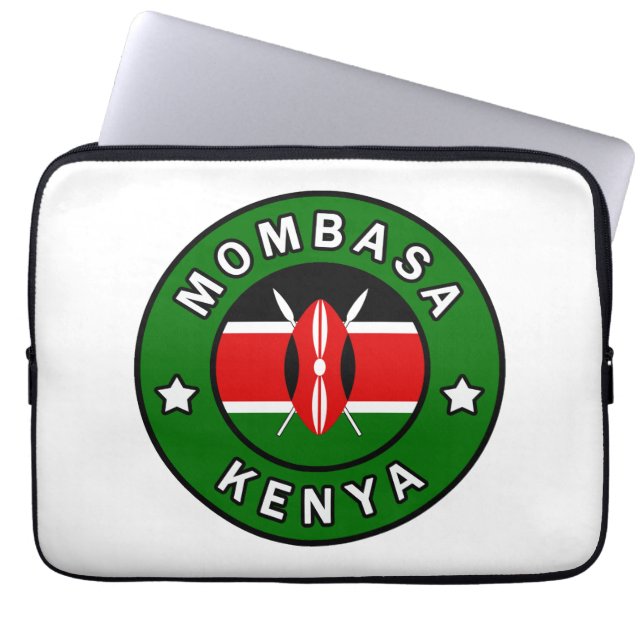 Mombasa Kenya Laptop Sleeve (Front)