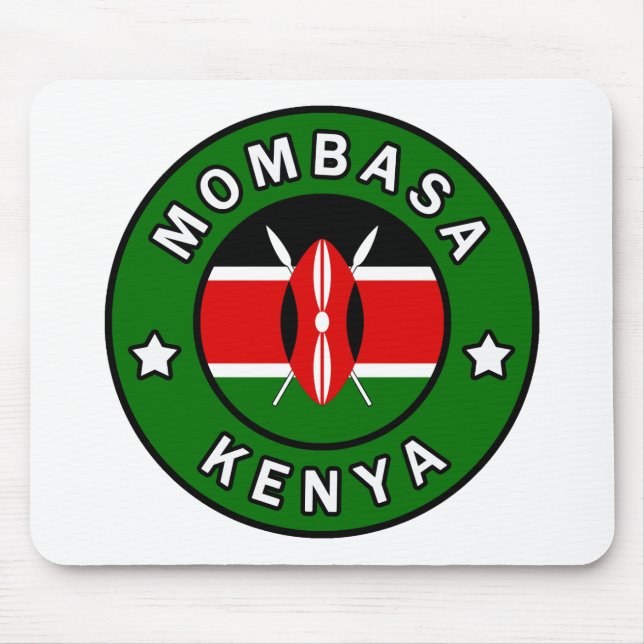 Mombasa Kenya Mouse Pad (Front)