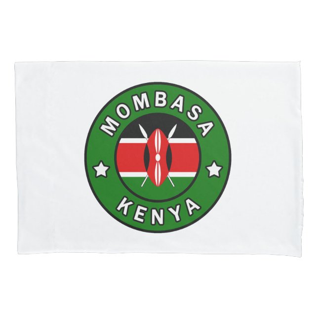 Mombasa Kenya Pillowcase (Front)