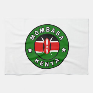 Mombasa Kenya Tea Towel