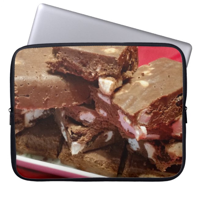 momcherrymarshmallowfudge laptop sleeve (Front)