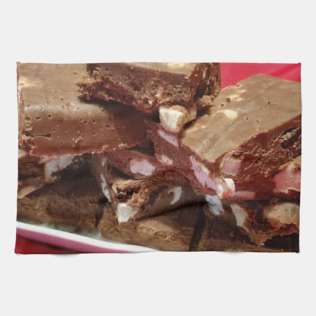 momcherrymarshmallowfudge tea towel (Horizontal)
