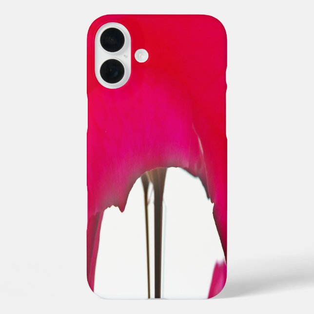 Moment Captured: A Red Rose Petal Elegance Case-Mate iPhone Case (Back)