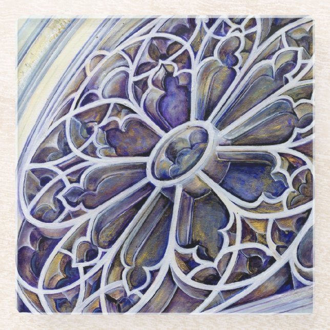 Moment in Budapest Glass Coaster (Front)