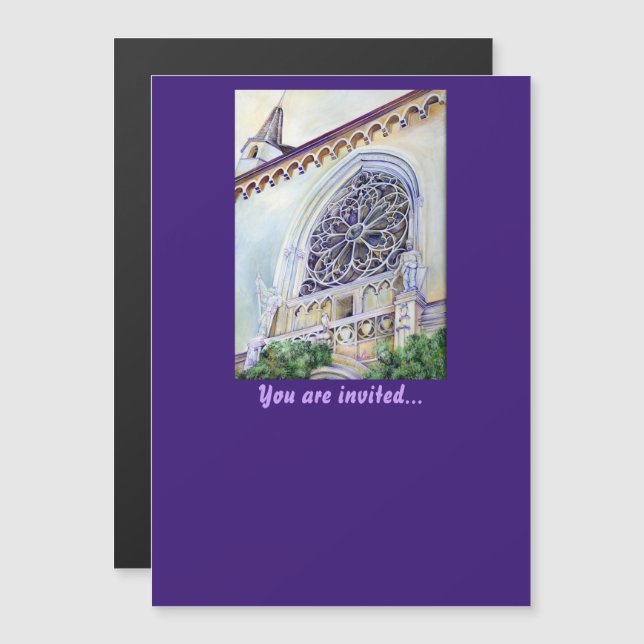 Moment in Budapest Magnetic Invitation (Front/Back)