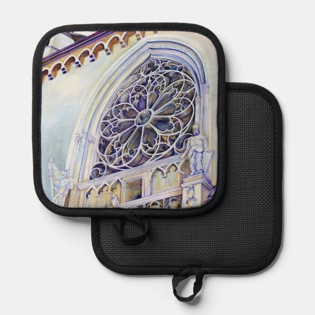 Moment in Budapest Pot Holder (Front/Back)