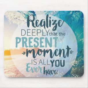 Moments Encouragement Success Life Tips Quote Art Mouse Pad