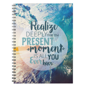 Moments Encouragement Success Life Tips Quote Art Notebook