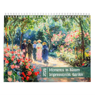 Moments in Bloom – 2026 Impressionist Garden Calen Calendar