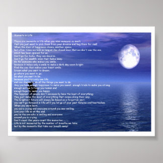 Moments In Life Poster