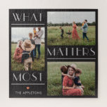 Moments Matter Editable Colour Custom Photo Puzzle<br><div class="desc">Photo gifts make the best gifts! Easily personalised with your text and/or photo(s) for a custom look. Designed by Berry Berry Sweet. View more designs at www.berryberrysweet.com</div>