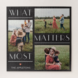 Moments Matter Editable Colour Custom Photo Puzzle