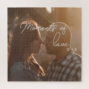 Moments of love, couple in love jigsaw puzzle
