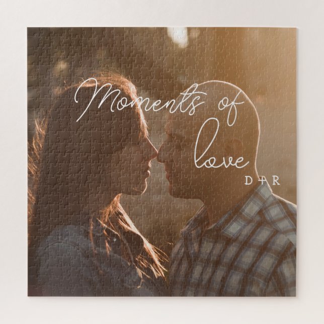 Moments of love, couple in love jigsaw puzzle (Vertical)