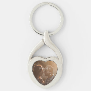 Moments of love, couple in love key ring