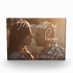 Moments of love, couple in love photo block