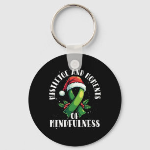 Moments Of Mindfulness Mental Health Christmas Key Ring