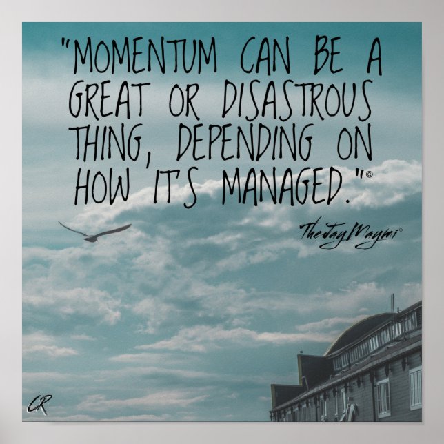 "Momentum" Poster (Front)