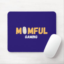 Momfulgaming Blue Design Gamer Mum