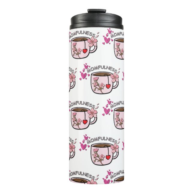Momfulness Floral Tea Cup Seamless Pattern (Front)