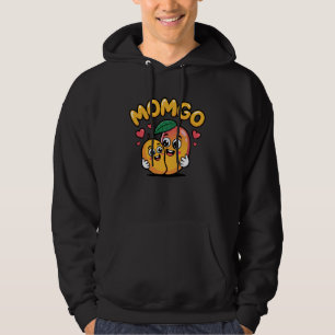 Momgo Mom Funny Mango Pun Cute Motherhood Mothers Hoodie