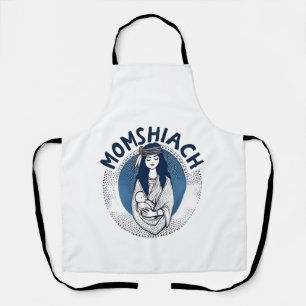 Momhiach Jewish Hanukkah 2025 Mum Jew  Apron