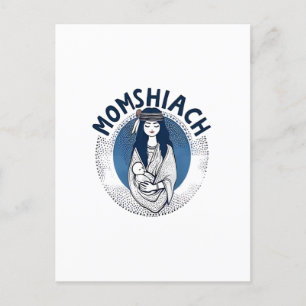 Momhiach Jewish Hanukkah 2025 Mum Jew Invitation Postcard