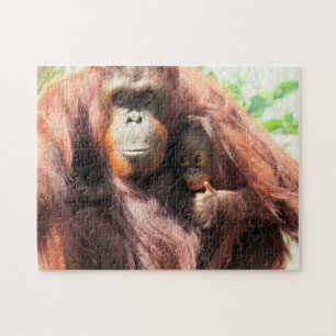 Momma and Baby Orangutan Puzzle