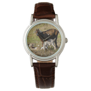 Momma & Baby Goats-Choose Your Style When Ordering Watch