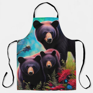 Momma Bear and cubs Apron