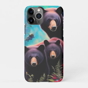 Momma Bear and cubs iPhone 11Pro Case