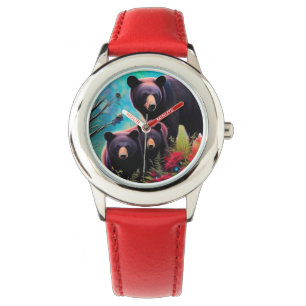 Momma Bear and cubs Watch