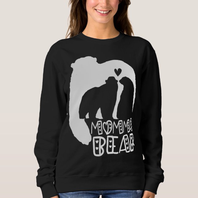 Momma Bear Mothers Day Grandma S Cub Kids Sweatshirt (Front)